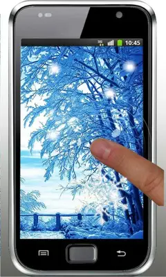 Winter Snowfall live wallpaper android App screenshot 0