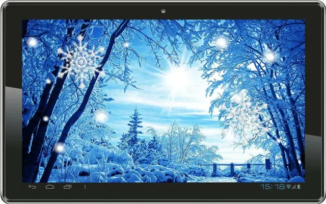 Winter Snowfall live wallpaper android App screenshot 3